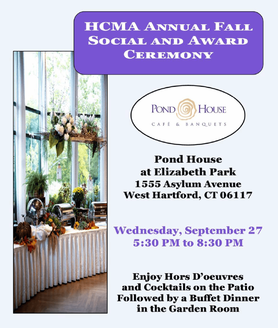 HCMA Fall Social & Award Ceremony